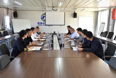 东营市科技局领导到俊源石油推进产学研合作工作