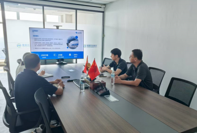 上海讯凯新材料交流团到集团青岛项目开发部座谈交流