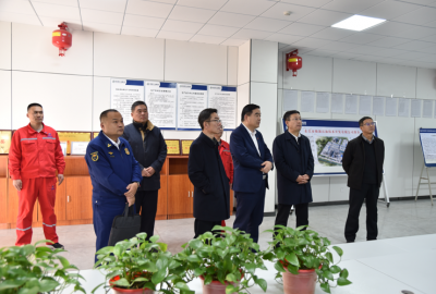 郭新民到俊源石油开展春节前安全督导检查