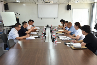 招商银行东营分行行长侯卓楠一行到俊源石油走访交流